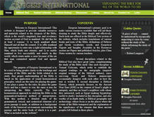 Tablet Screenshot of exegesisinternational.org